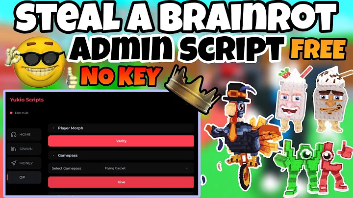 [NEW😎] ADMIN COMMAND SCRIPT Steal a Brainrot 🍓| NO KEY | BRAINROT SPAWNER | SPAWN EVENTS