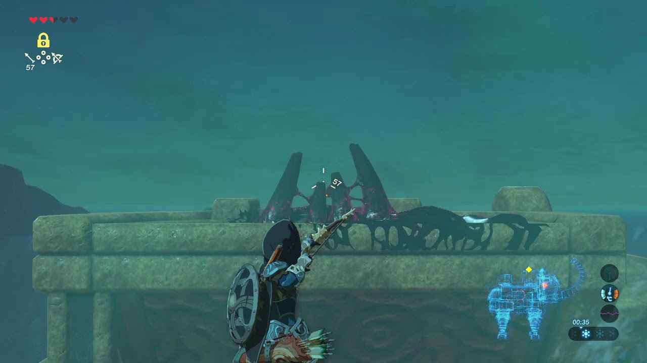 Zelda breath of the wild Hidden chest ontop of Vah Ruta YouTube