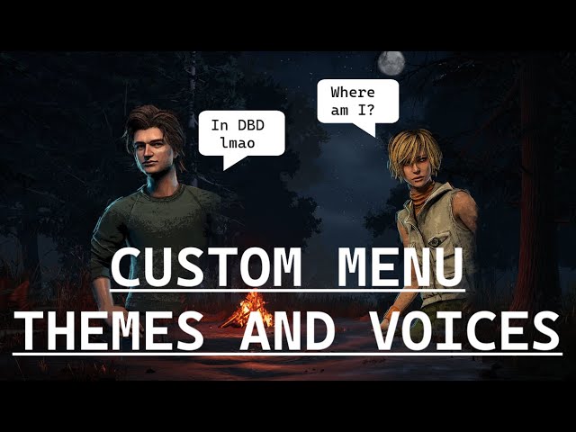 Dead by Daylight | If all Licenced DBD Survivors had Custom Menu Themes and Voice Lines.