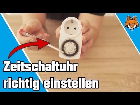 Zeitschaltuhr einstellen analog - SO wird es richtig gemacht ⏱