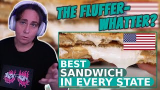 Best Sandwich In Every State - 50 State Favorites | Australian Reacts | AussieTash