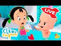 🔴 DIRECTO 🔴 Canciones infantiles de Cleo y Cuquín - Música para niños sin parar