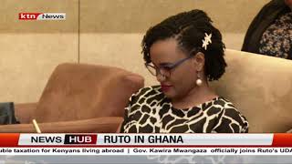 Ruto meets Kenyans living in Ghana