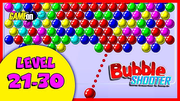 Bubble shooter Gameplay | Levels 21-30