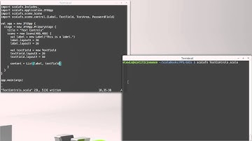 Text Controls (in ScalaFX)