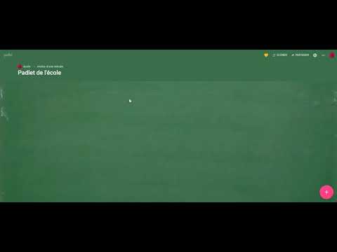 Padlet : tuto comment créer er paramétrer un padlet.