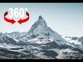 Fliege zum Gipfel des Matterhorns I 360-Grad-Video