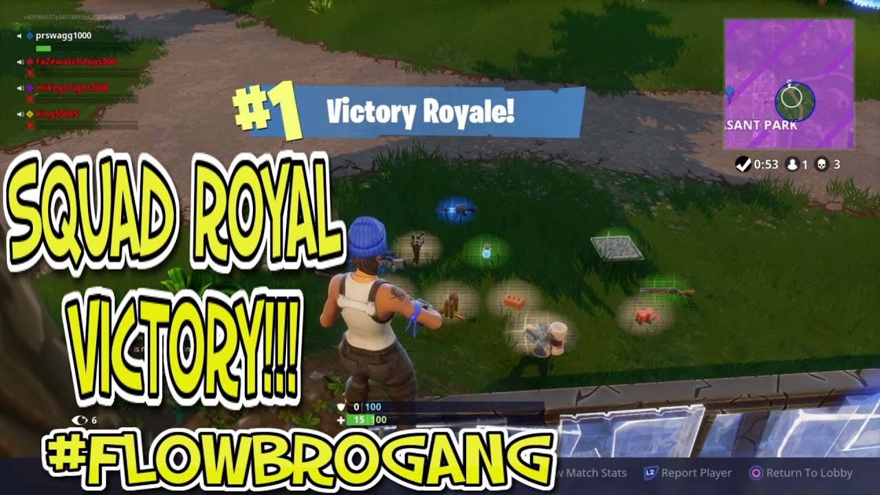 CLUTCH FORTNITE BATTLE ROYAL!! VICTORY!!! (SQUAD) YouTube
