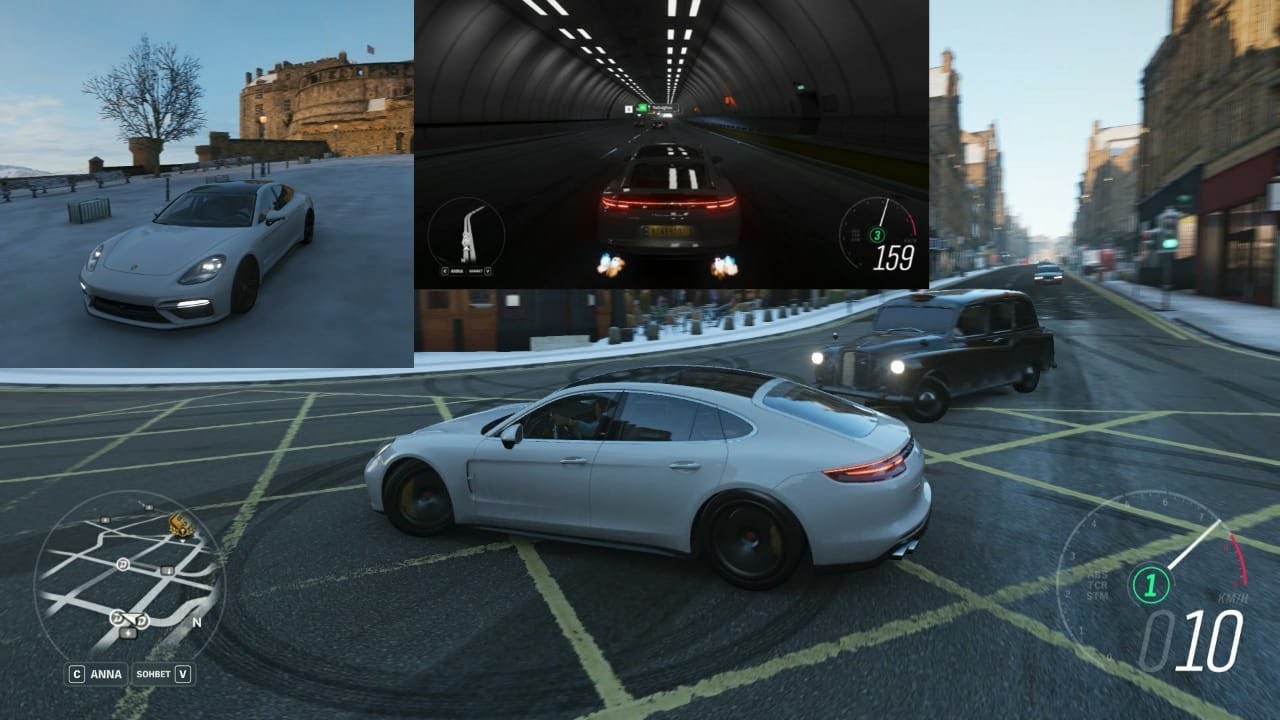 HIGH SPEED IN REAL GAME (Cars drift in Forza Horizon 4 Porsche Gameplay