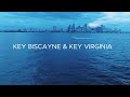Key Biscayne &amp; Key Virginia  (Blue Hour) by Drone in 4K
