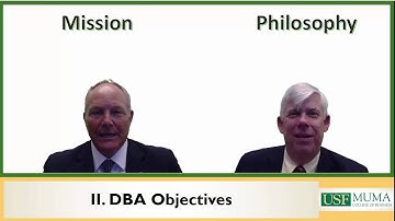 Muma DBA 2017: 2. Mission and Philosophy