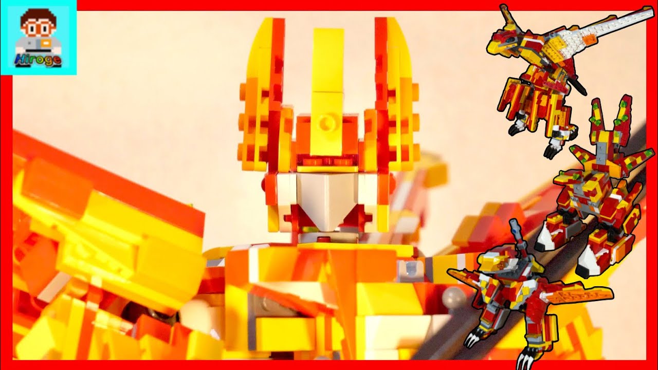 レゴオリジナル変形合体ロボ「フェニックスエンペラー」Original