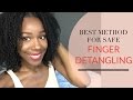 Best Finger Detangling Method | Natural Hair | TheLifestyleLuxe