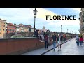 [4K]🇮🇹 Florence, Italy Evening Walk: Basilica di Santa Croce, Galleria degli Uffizi 2023