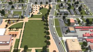 3D Animation of Proposed Lowered I-70 and Partial Cover Park by POITRA Visual