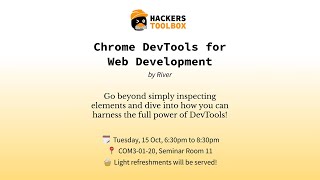 Hackers Toolbox AY2425S1: Hackers Toolbox: Chrome DevTools for Web Development
