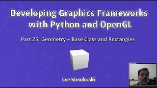 Developing Graphics Frameworks 25 - Geometry - Base Class and Rectangles screenshot 5