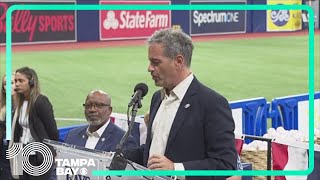 'The Rays are here to stay': Tampa Bay Rays announce agreement for new ballpark in St. Petersburg