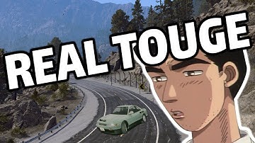 Initial D NFS - real mountain drift touge