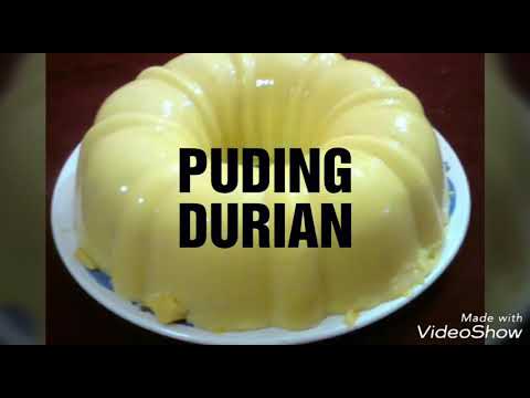 Puding Durian Simple