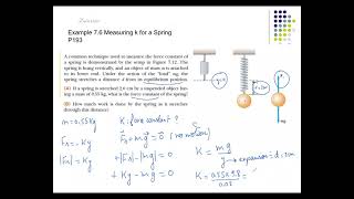 7.5 Exercise 1 -  Spring with an Applied Force