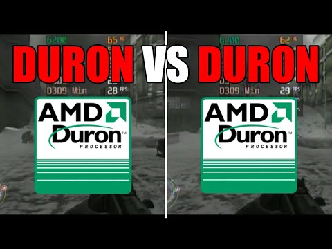 AMD Duron 1GHz VS Duron 1.1GHz - 100MHz Difference test in 12 Games (No FPS Drop Capture Card)