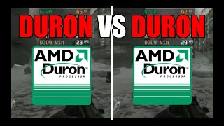 AMD Duron 1GHz VS Duron 1.1GHz - 100MHz Difference test in 12 Games (No FPS Drop Capture Card)