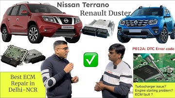 Renault duster Nissan terrano ecm repair P012A Turbo charging pressure sensor circuit problem