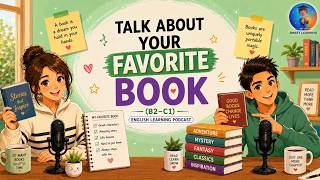 English Learning Podcast: Talk About Your Favorite Book 📚 | (B2-C1)