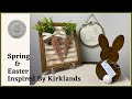 Kirklands Inspired Spring/Easter DIYs | Dollar Tree DIYs | Easy Home Decor On A Budget