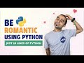 Express Your Love In An Unique Way: Python Turtle Hack