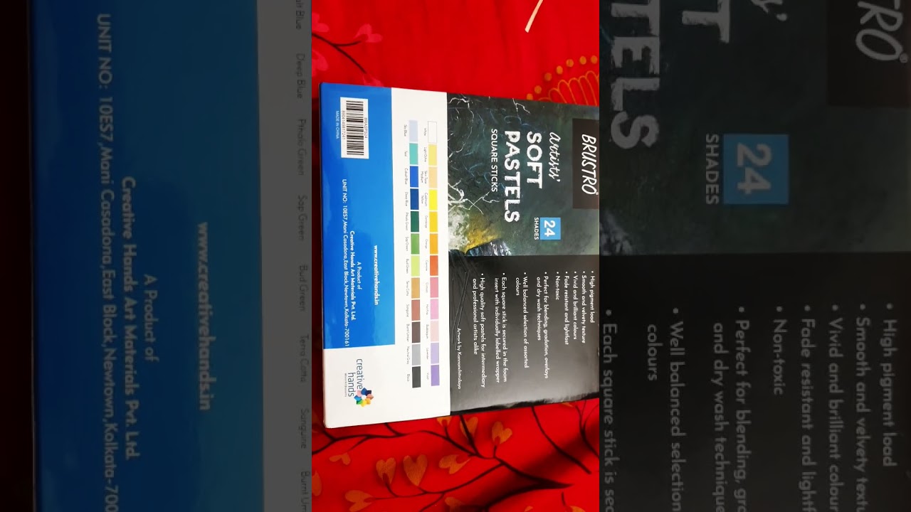 BRUSTRO artists Soft Pastels 24 shades