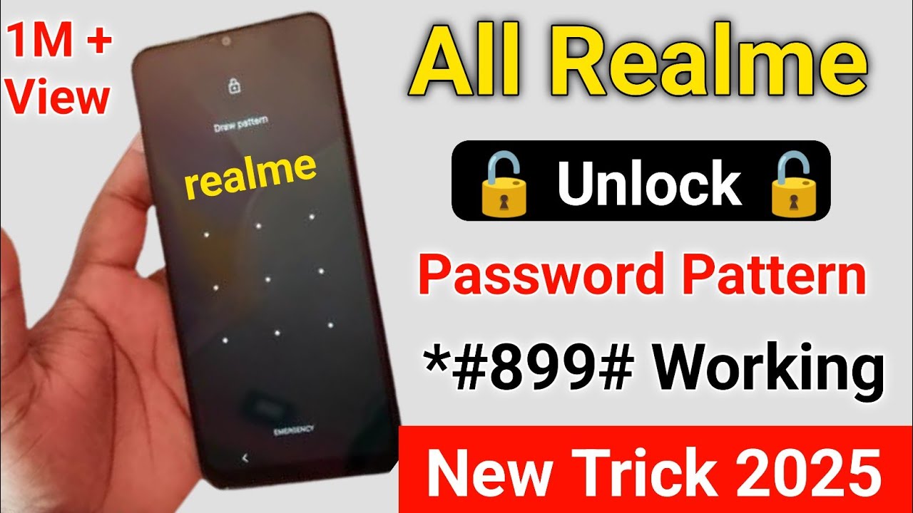 Realme ka lock kaise tode | Realme lock screen password unlock | How to forget realme phone password