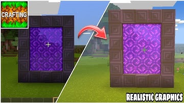 Realistic Graphics In Crafting And Building | How To Change Graphics In Crafting And Building