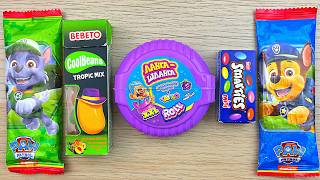 Paw Patrol Candy, Bebeto CoolBeans & Smarties 🍬 Colorful Candy Unboxing ASMR