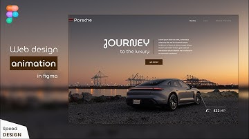 Figma Animated Website UI/UX Design || DVxUI