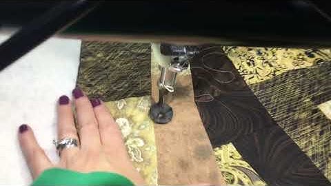 Long arm quilting Gammill Statler easing in fullness