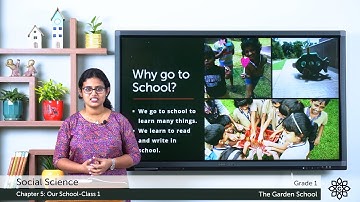 Grade 1 Social Science Chapter 5 Class 1 Our School People in our school