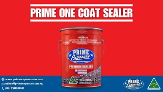 Prime One Coat Sealer - Product Information