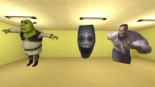 Senator Armstrong juggler And Shrek Nextbot Gmod is fun mod Hotel room #gmodofficial #nextbot