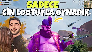 Sadece Ci̇nden Çikan Eşyalarla Oynadik Mermi̇mi̇z Bi̇tti̇ Pes Etmedi̇k -Pubg Mobi̇le