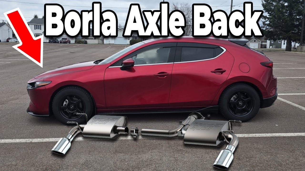 Borla Axle-Back Exhaust on my 2024 Mazda 3 Sport GT + Cold Start