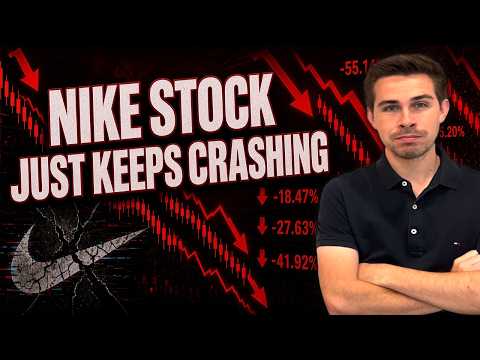 Video preview for Nike Stock Just Keeps Crashing! I Might Buy Soon