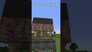 Easy Clay Farm in Minecraft 🧱💧 | Infinite Clay Blocks!