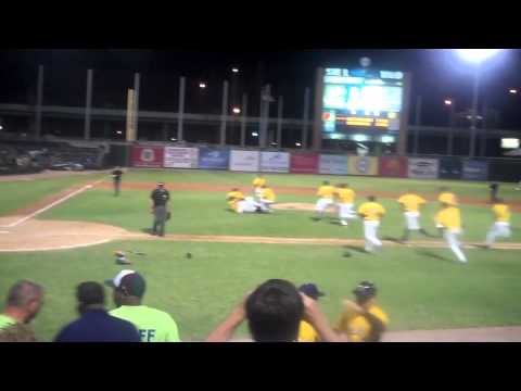 Kent State Baseball Dog Pile At 2012 NCAA Regional