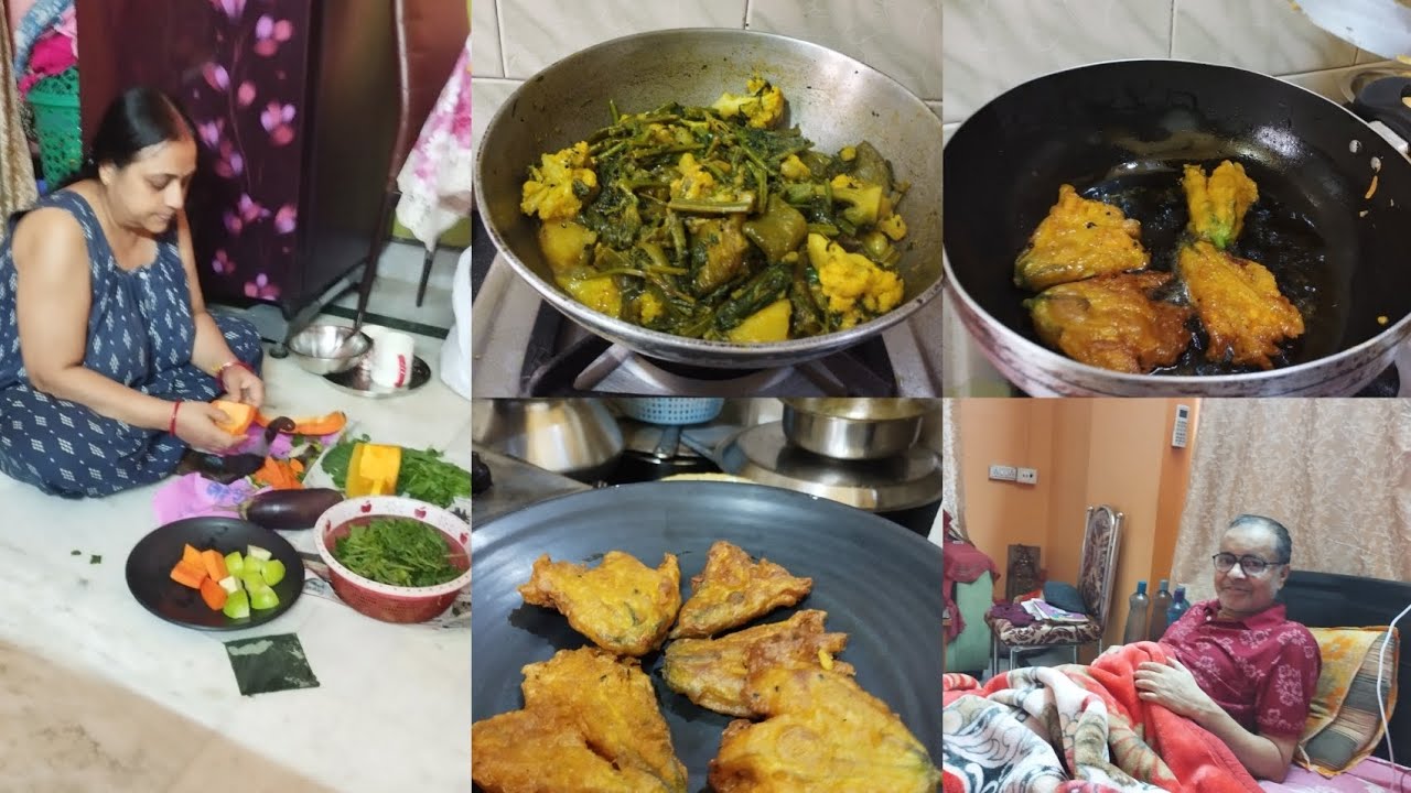 এড নরমাল দেহ এতো গরমেও কম্বল গায়ে ফ্যান বন্ধ করে বসে আছে। বোমা কুমড়ো ফুলের বরা ভাজলো। #runa family