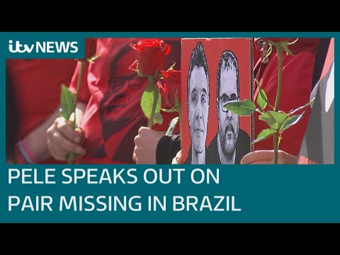 Pele joins calls for Brazil to step up search for pair missing in Amazon | ITV News