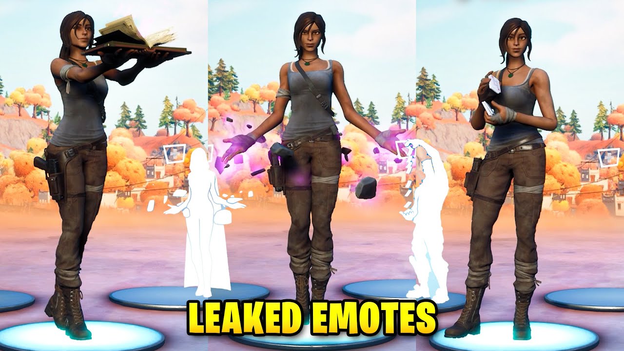 *NEW* Fortnite Season 6 Emotes + Leaked.! (Dream Stance, Phono Follies, Extracurricularmor)