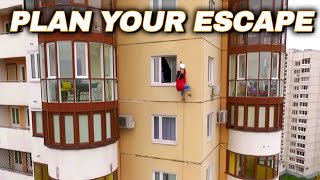 How To ESCAPE a Burning High-Rise. High-Rise Self-rescuer
