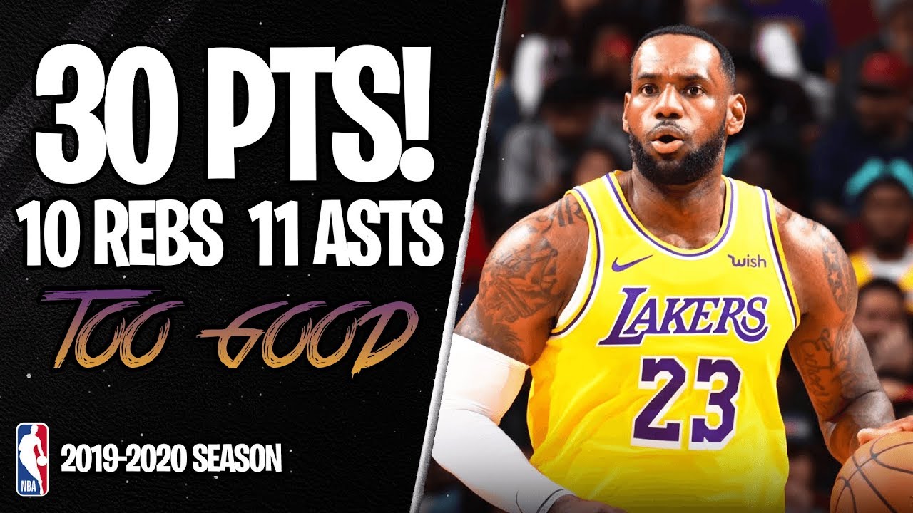 LeBron James Full Triple-Double Highlights vs Chicago Bulls 05/11/2019